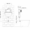 Встраиваемый смывной бачок WASSERKRAFT ALLER 10TLT.031.ME.MG03